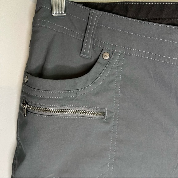 Kuhl Kliffside Air Roll-up Shorts Hiking Outdoor Gray Women's Sz 12 Style #6232 - Picture 3 of 15